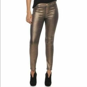 Juicy Couture Metallic Pull On Jeggings size 8